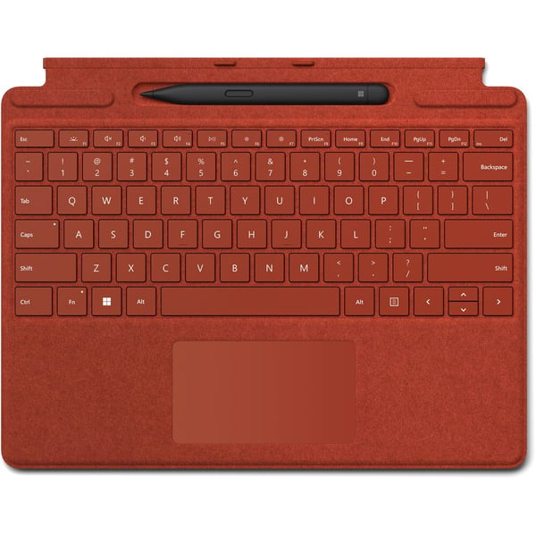 Microsoft Surface Signature Keyboard with Microsoft Surface Slim Pen 2 | English/ Arabic | Red