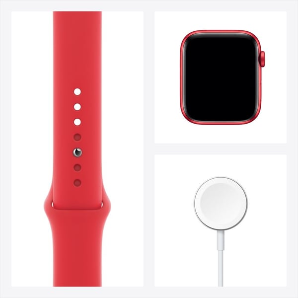 Apple Watch Series 6 GPS | 40mm | Red Aluminum Case with Red Sport Band