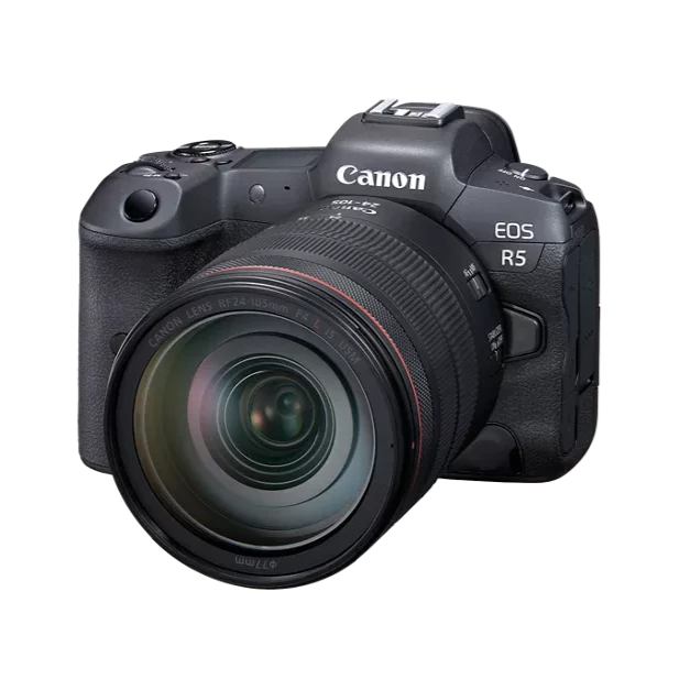 Canon EOS R5 with RF 24-105mm F/4L | Mirrorless Camera Lens Kit