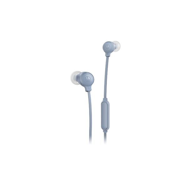 Motorola 3-S Wired Earbuds with Microphone | Lagoon Blue