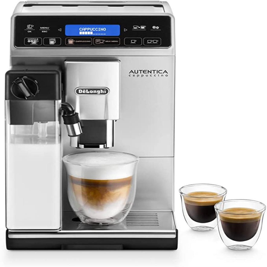 DeLonghi Autentica Cappuccino | Fully Automatic Bean to Cup Coffee Machine | Espresso Maker | ETAM29.660.SB