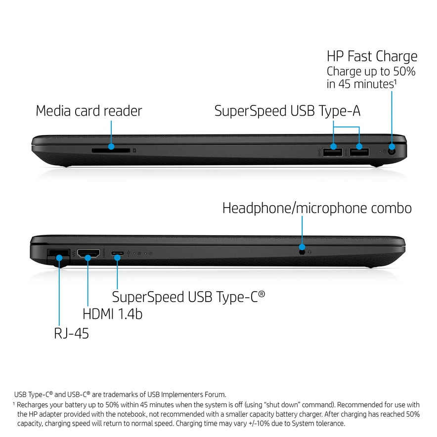 HP 15 Laptop 15.6'' | FHD Display | Celeron N4020 | 4GB | 128GB Storage | Intel UHD | Windows 10