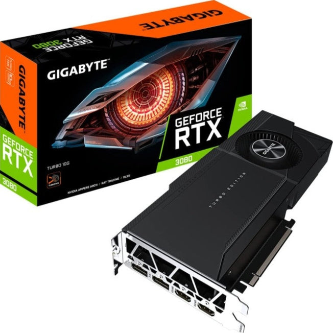 Gigabyte GeForce RTX 3080 | Turbo 10G Rev2.0 LHR Graphics Card | GV-N3080TURBO-10G