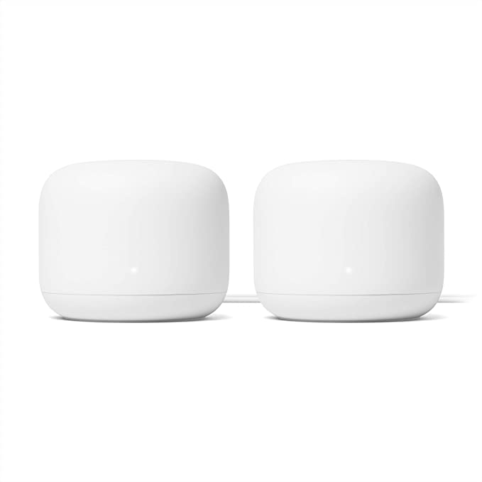 Google Nest Wifi Router And Point Pack Of 2