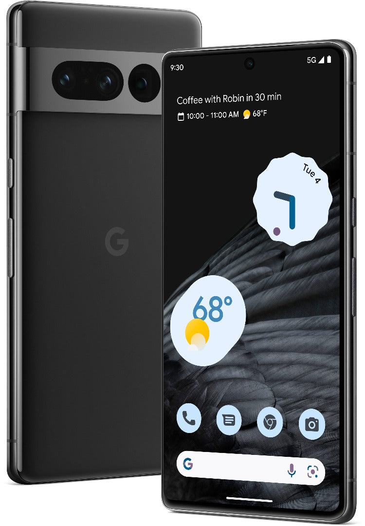 Google Pixel 7 Pro | Dual-SIM | 5G Smartphone | International Version | Obsidian