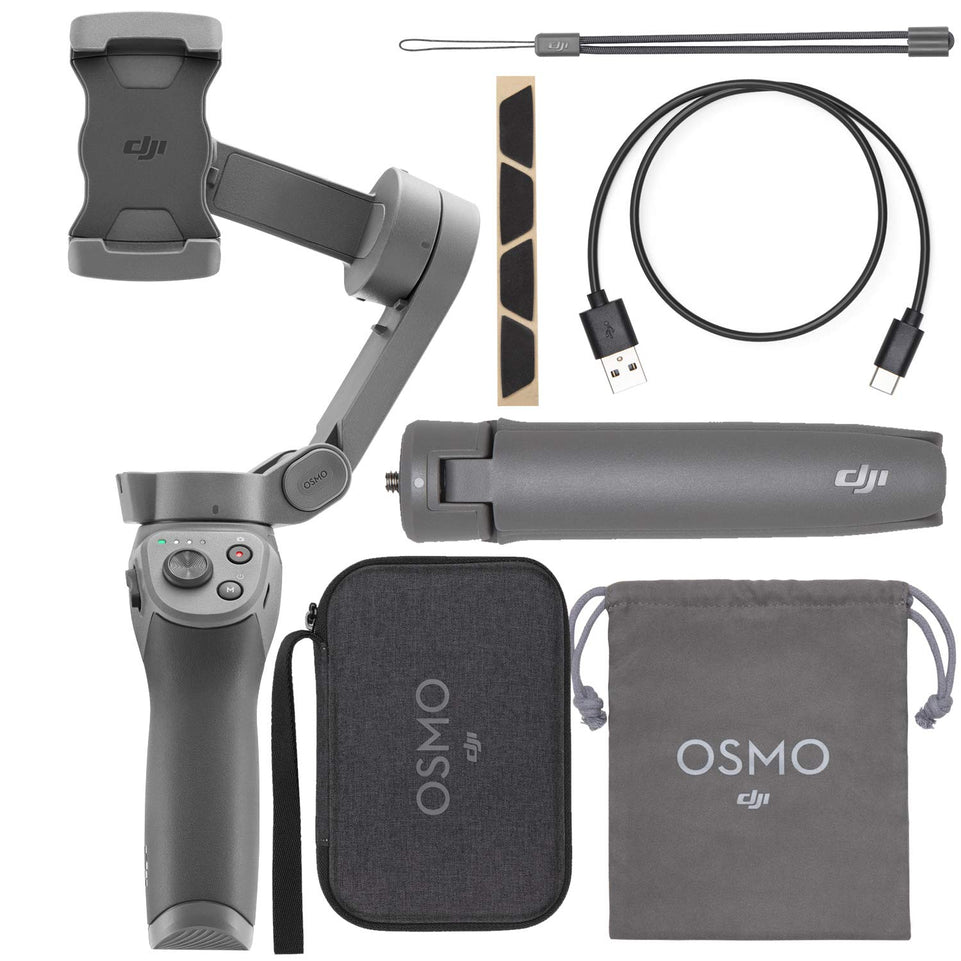 DJI Osmo Mobile 3 Combo | 3-Axis Gimbal Stabilizer Kit with DJI Care Refresh | Compatible with iPhone and Android