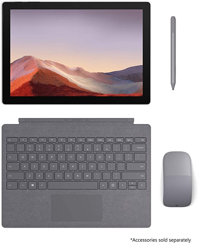 Microsoft Surface Pro 7 | 12.3" Pixel Sense Display | Core i7 | 16GB | 256GB SSD | Matte Black