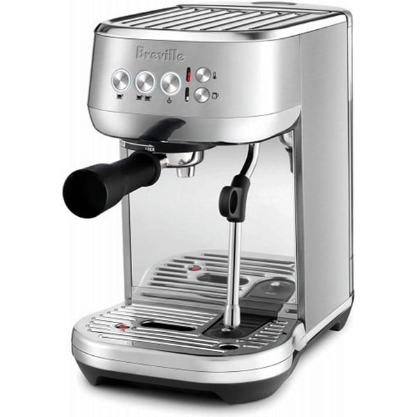 Breville Bambino Plus Espresso Machine | Brushed Stainless Steel | Silver | BES500BSS
