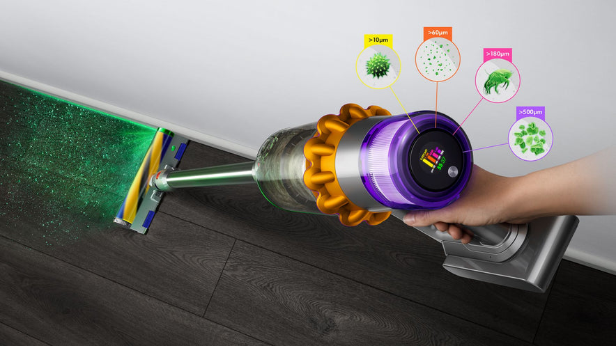 Dyson V15 Detect Absolute Vacuum Cleaner | Yellow/ Nickel
