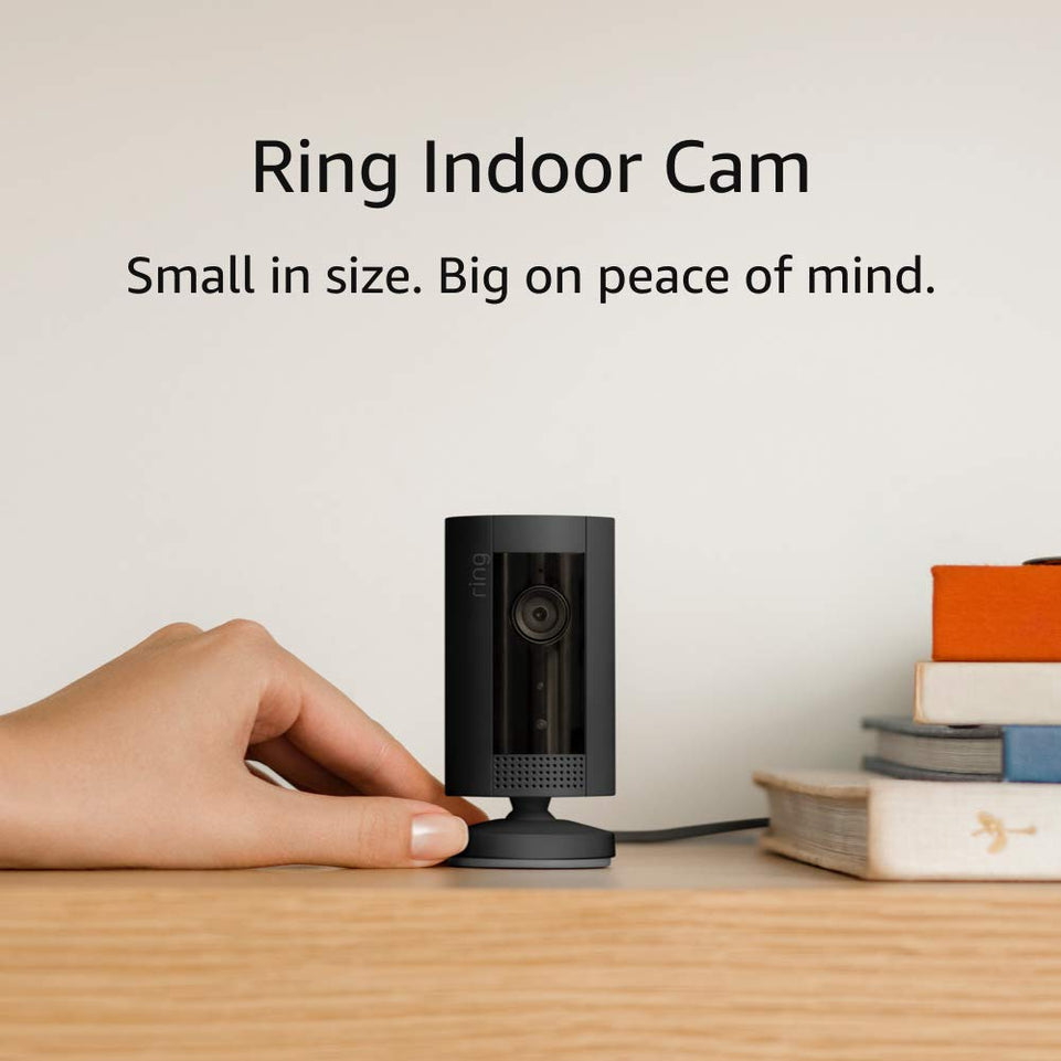 Ring Indoor Security Cam | Wired Plug-in | Black