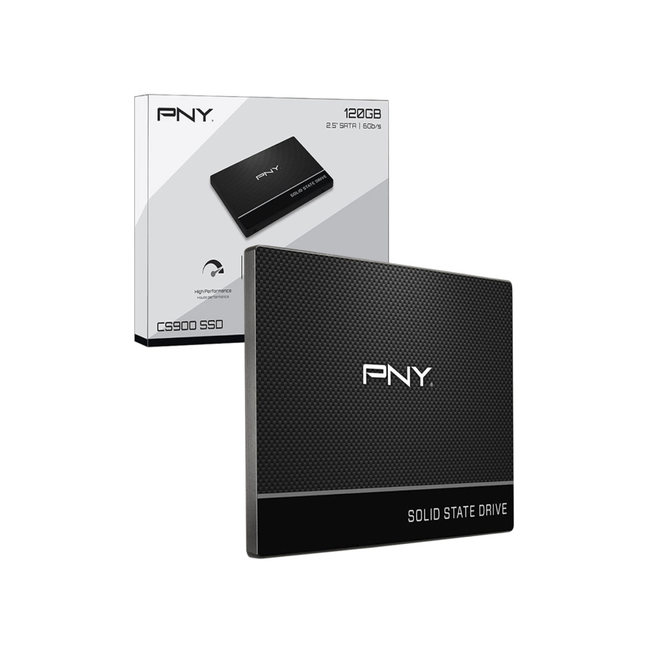 PNY CS900 3D NAND 2.5" SATA III SSD | 120GB | Internal Solid State Drive