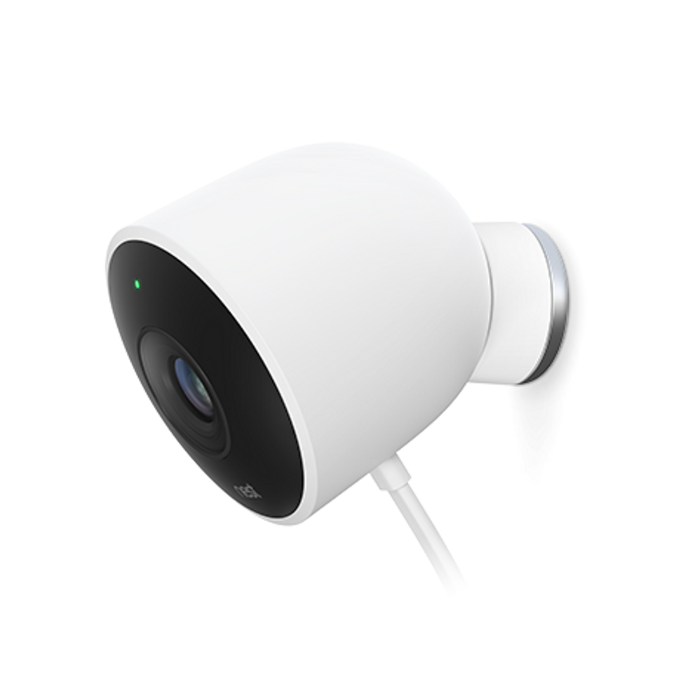 Nest hot sale cam white