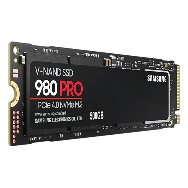 Samsung 980 Pro PCIe Gen 4.0 x4 NVMe M.2 | 500GB Storage | MZ-V8P500BW