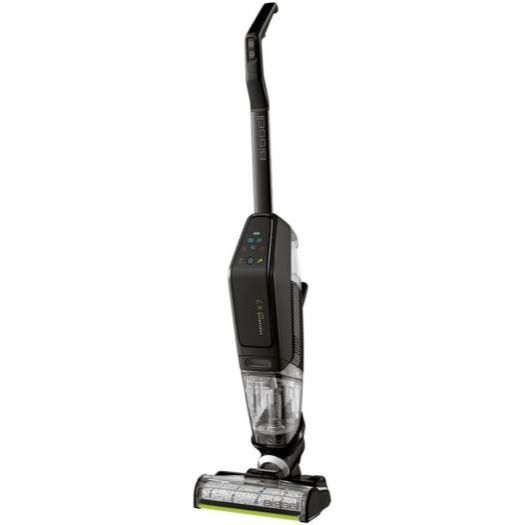 Bissell Crosswave X7 Cordless Pet Pro 3-in-1 High Cordless Vacuum | Sweeper and Wiper | Self-cleaning Feature | Dual Tank Technology | Digital Control Panel | 385 ml Tank Capacity | Black | 2832E