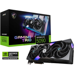 MSI GeForce RTX 5090 Gaming Trio OC Graphics Card | 32GB GDDR7 512-Bit Memory | 2482 MHz Boost Clock | 28 Gbps Memory Speed | 21760 CUDA Cores | PCI Express Gen 5