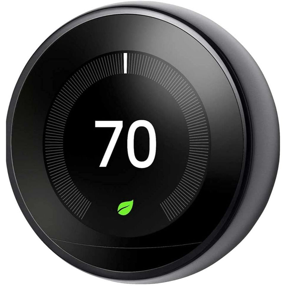 Google Nest Learning Thermostat | 3rd Generation | Mirror Black