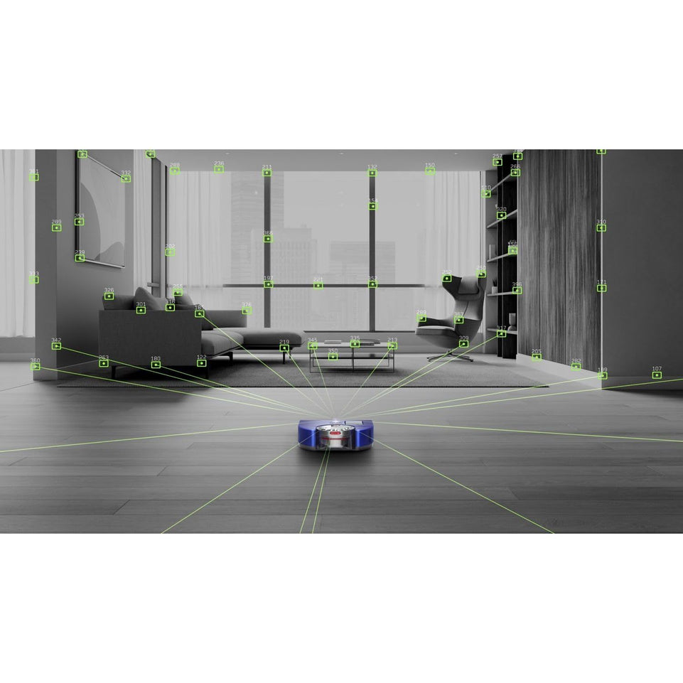 Dyson 360 Robot Vacuum Cleaner | Smart Automated Vacuum | Vis Nav | RB03 | Blue Nickel