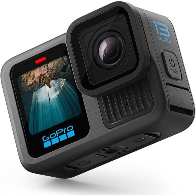 GoPro HERO13 Black | Waterproof Action Camera with 5.3K60 Video | 27MP Photo + Compatibility with HB-Series Lenses