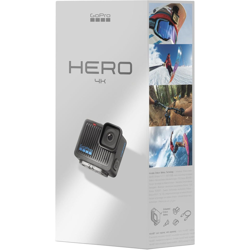 GoPro Hero Mini 13 | CHDHF-131 | Waterproof with 4K30 Ultra HD Video | 12MP Photos, Slow Motion, Long Battery Life