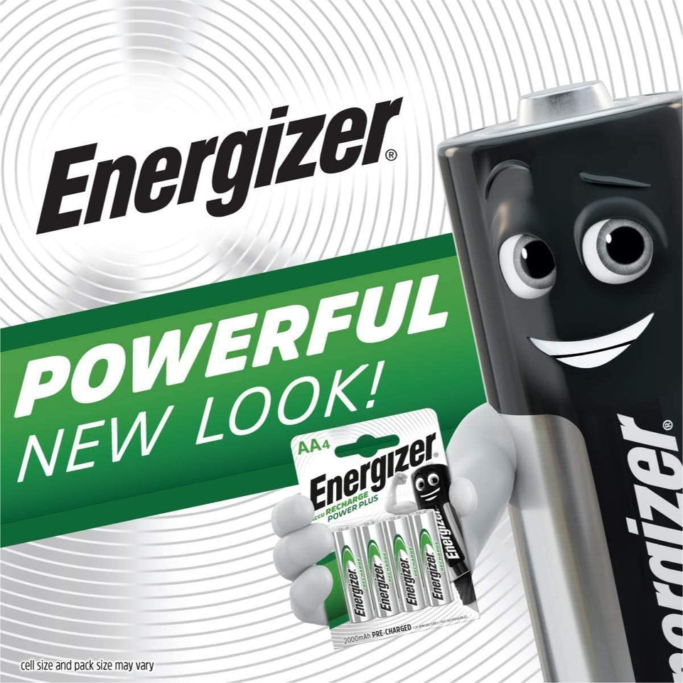 Energizer | Mini Battery Charger with 2 AAA Rechargeable Batteries