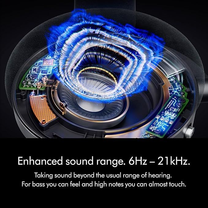 Dyson OnTrac Headphones | Frequency Response from 6Hz to 21kHz | Up to 55 Hours of Battery Life | Active Noise Cancellation | Customizable Outer Caps and Ear Cushions | CNC Aluminium