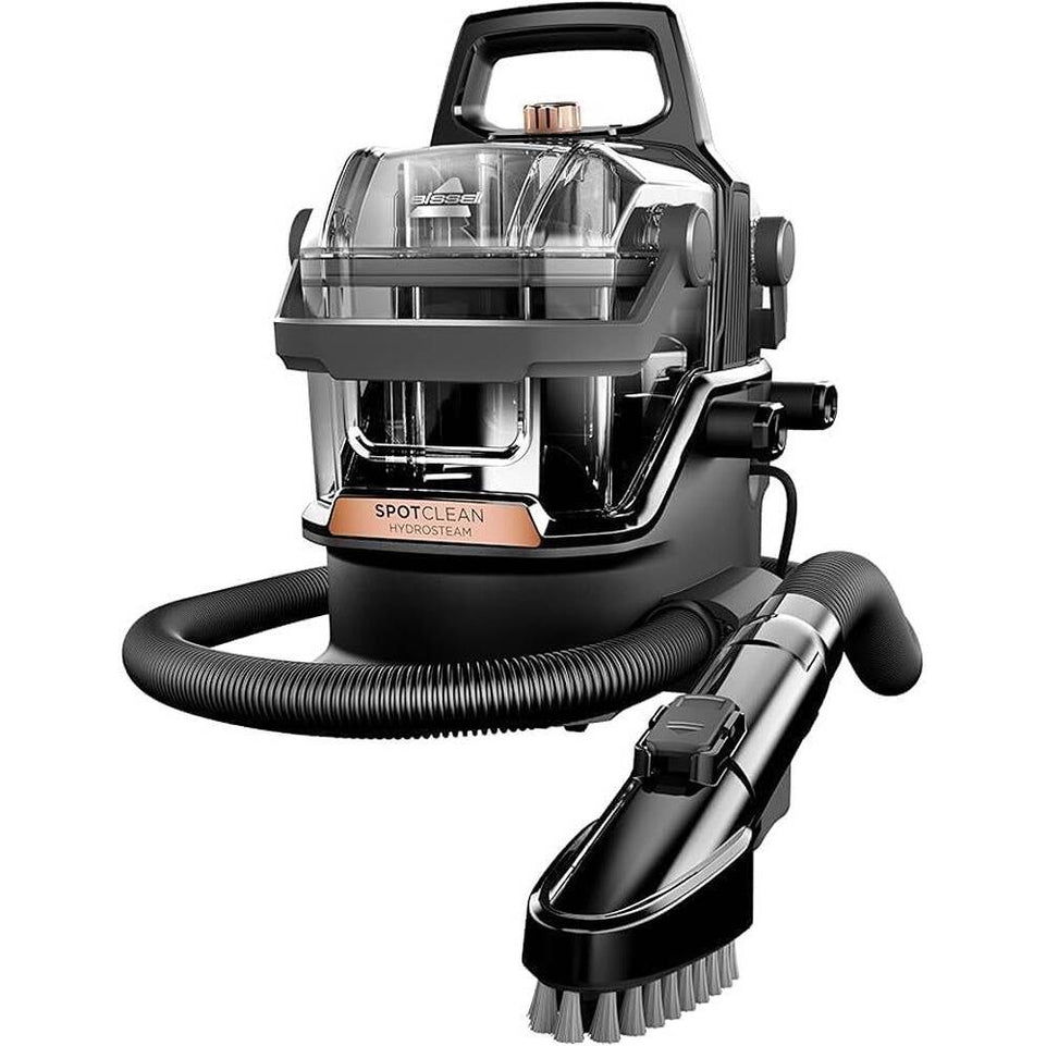 Bissell SpotClean HydroSteam | Portable Deep Cleaner | Dual-Tank System | 3 Cleaning Mode Settings | 2.8L Clean Tank & 2.2L Dirty Tank | Black | 3697Z