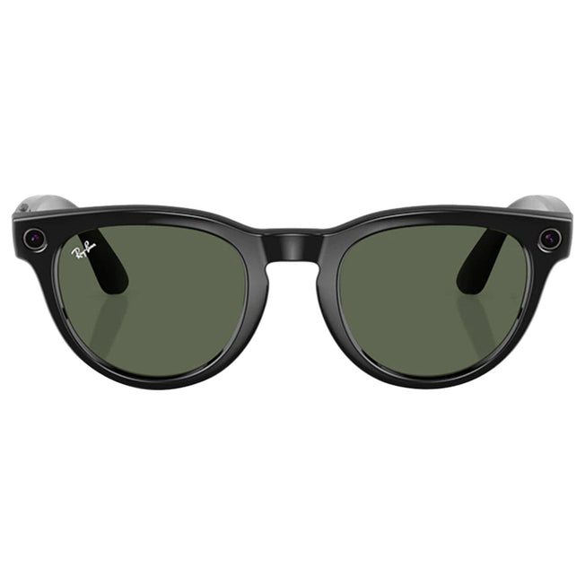 RayBan Meta Glass Headliner Shiny Black/G15 Green | RW4009F