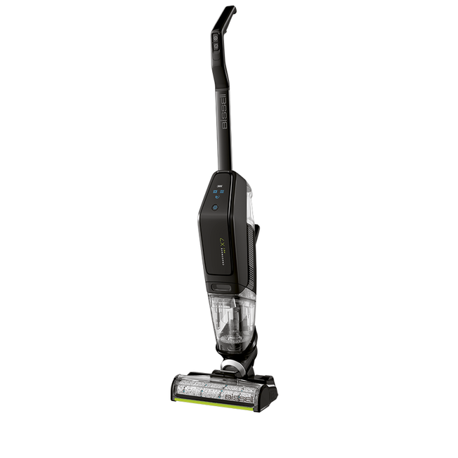 BISSELL CrossWave X7 Cordless Pet | Vacuum Cleaner/Dryer | 3-in-1 Pet Vacuum Cleaner & Mop | Multi Surfaces for Carpets, Tiles and Wooden Floors | Wireless | 75dB | Black/Transparent | 2955N