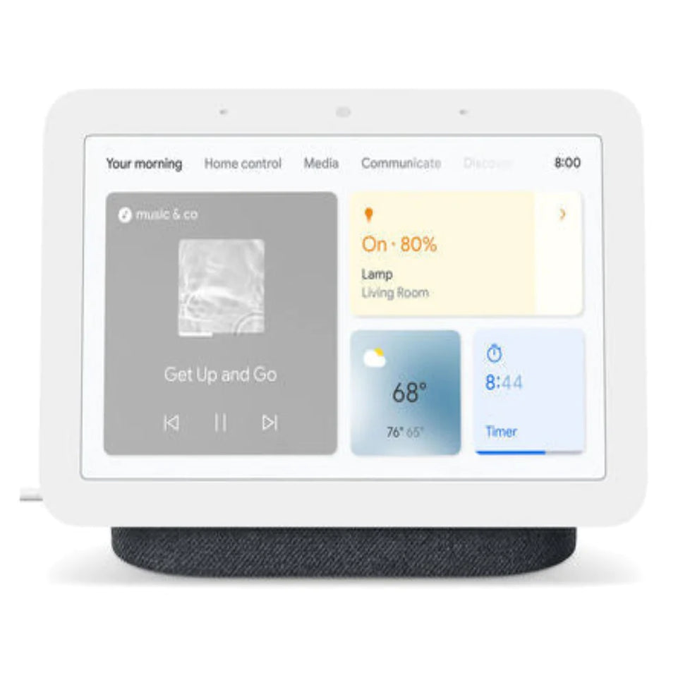 Google Nest Hub 7" | Smart Display & Speaker | With Google Assistant | Charcoal