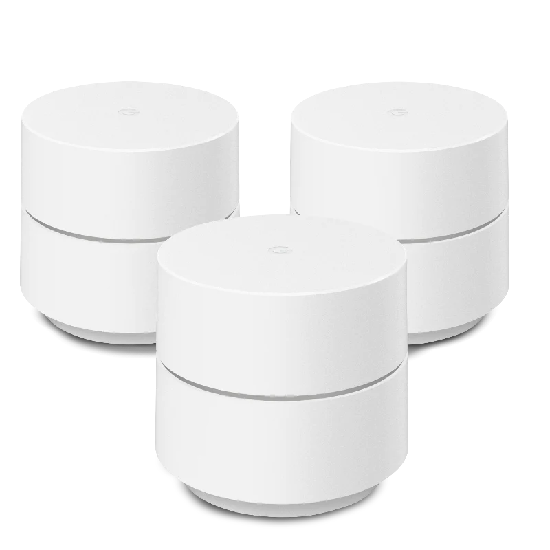 Google Home Wifi | Router & 2 Add-on Points | Home Wi-Fi System | Complete Home Coverage | Pack of 3
