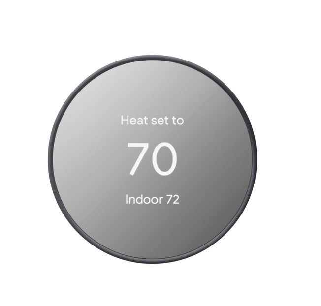Google Nest Thermostat | 4th Gen Smart Programmable Wifi Thermostat | Charcoal