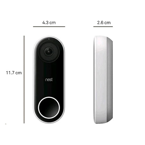 Google Nest Doorbell | Wired | Smart Video Security Doorbell Camera