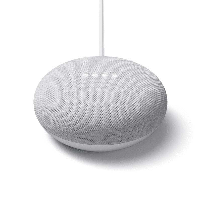 Google Nest Mini Smart Bluetooth Speaker | With Voice Assistant | Chalk